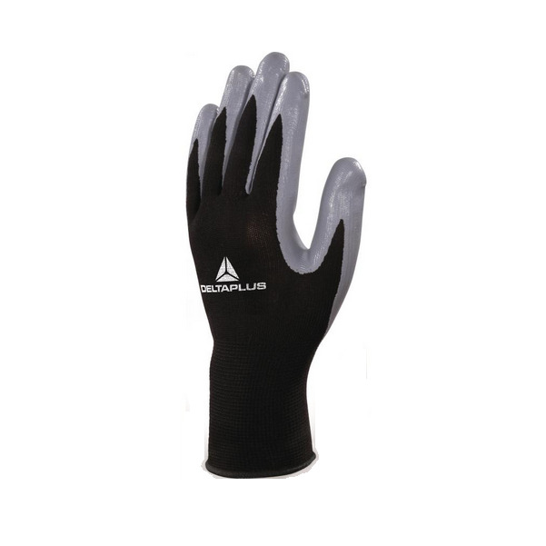 Delta rukavice šedé pes/nitril 10 VE712gr10
