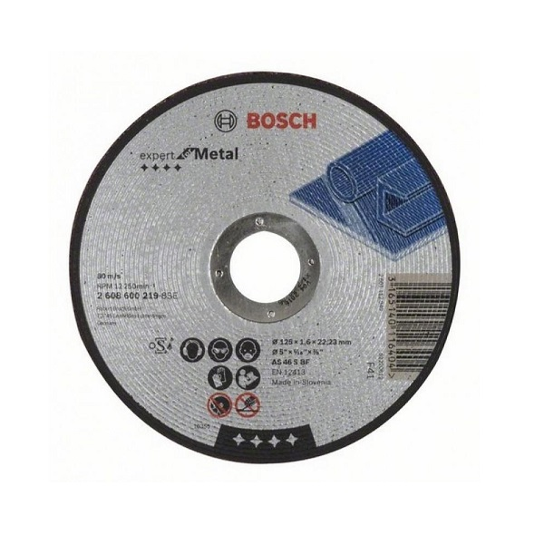 Bosch řezný kotouč Expert for Metal 125 x 1,6 x 22,23 mm 2608600219
