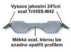 Barke Otočný nůž TERSA délka 550 mm, materiál TriHSS-M42 TersoTri
