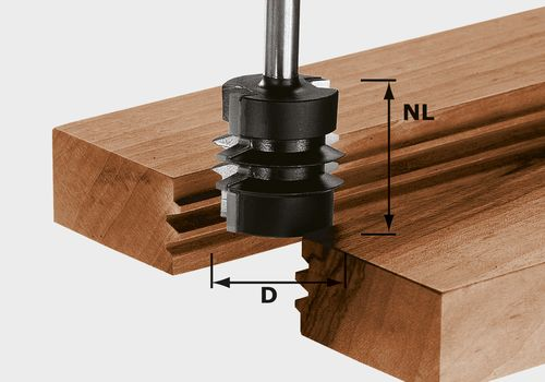 Obrázok Festool Klihovací fréza HW, stopka 8 mm HW S8 D34/NL32