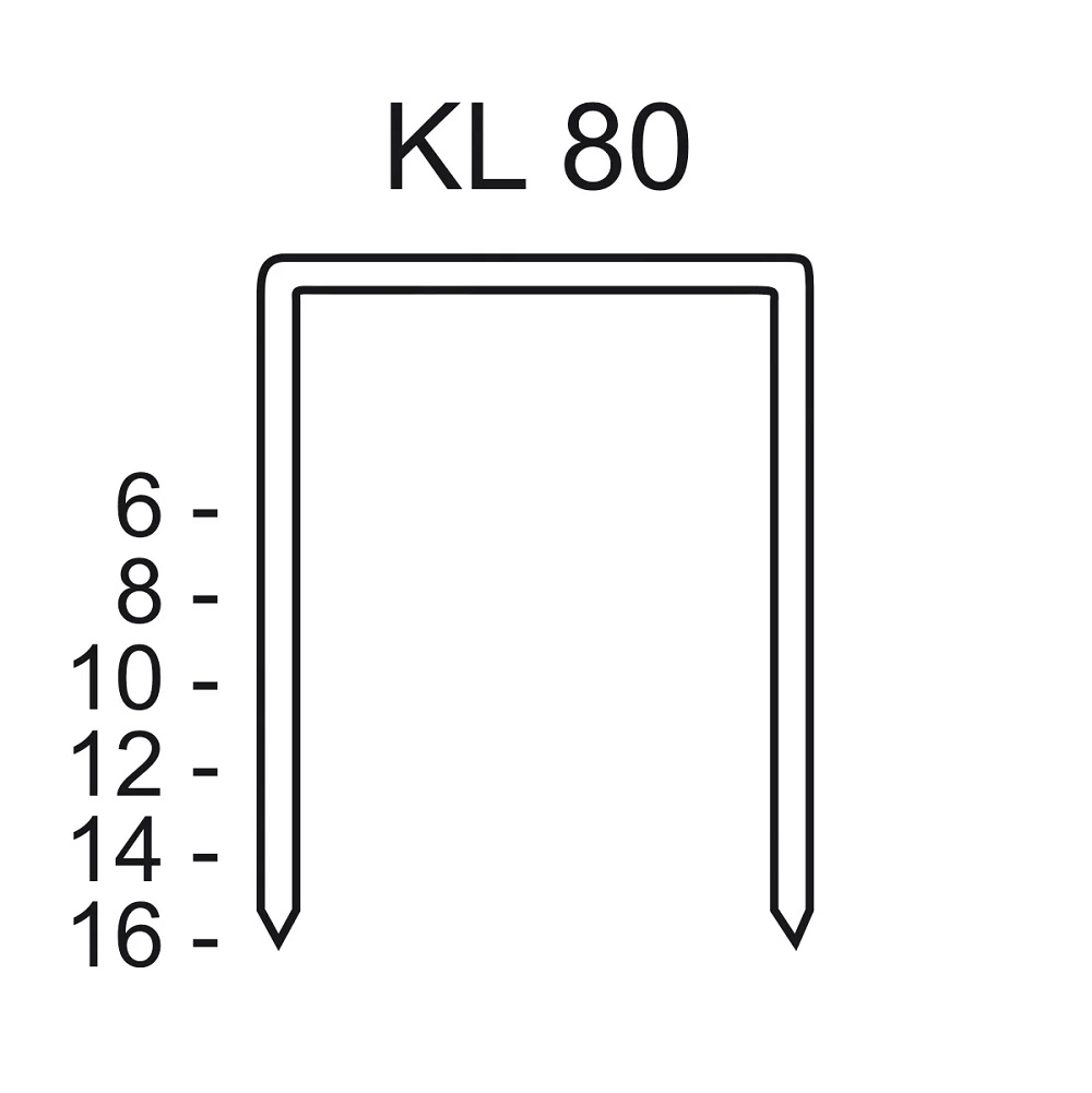 Obrázok Schneider KL 80/06 CNK/3000 Zošívacie spony typ 80 C420003