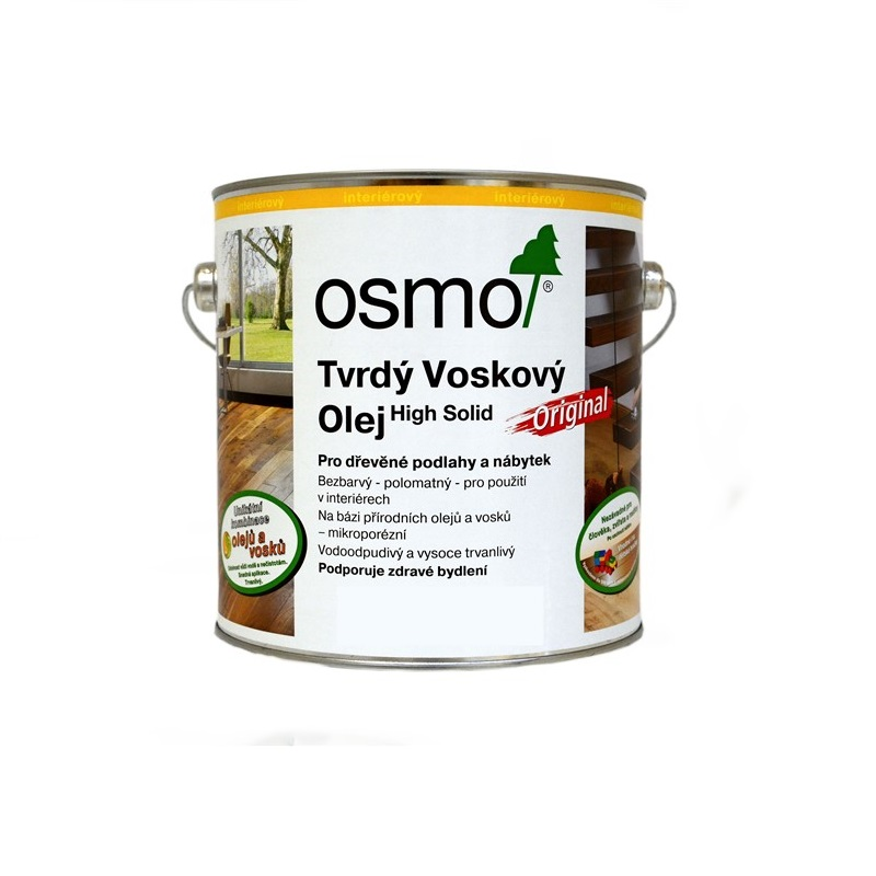 Osmo tvrdý voskový olej barevný - 0,75l medový 3071 10100294
