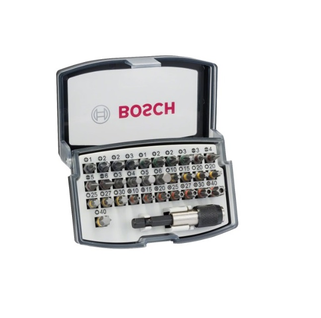 Bosch sada bitů s barevným značením extra hard 32ks 2607017319