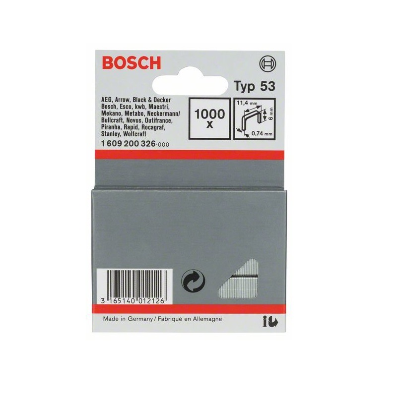 Bosch Sponky 6/11.4 typ 53 - 1000 ks 1609200326