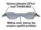Barke Otočný nůž TERSA délka 820 mm, materiál TriHSS-M42 TersoTri